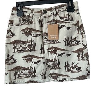 REFORMATION JEANS Jackie High Rise
Denim Mini, Size 26, NWT